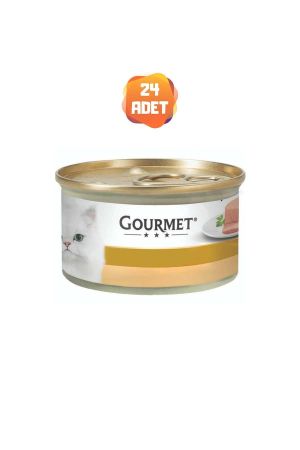 Gourmet Gold Kıyılmış Hindi Etli Kedi Konserve Maması 85 Gr x 24 Adet