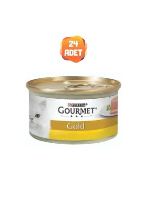 Gourmet Gold Kıyılmış Tavuklu Kedi Konserve Maması 85 Gr x 24 Adet