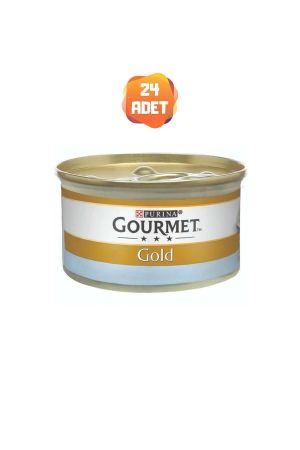 Gourmet Gold Çifte Lezzet Okyanus ve Ispanaklı Kedi Konserve Maması 85 Gr x 24 Adet