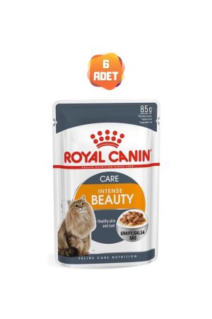 Royal Canin İntense Beauty İn Gravy Kedi Konserve Maması 85 Gr x 6 Adet