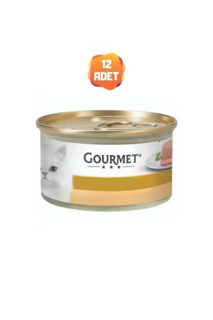 Gourmet Gold Kıyılmış Hindi Etli Kedi Konserve Maması 85 Gr x 12 Adet