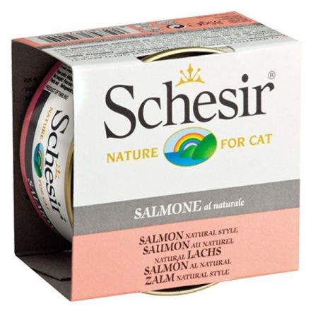 Schesir Somonlu Naturel Konserve Kedi Maması 85 Gr