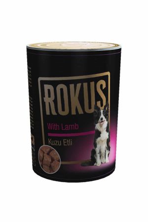 Rokus Kuzu Etli Yetişkin Köpek Konserve Maması 410 Gr