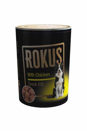 Rokus Tavuklu Yetişkin Köpek Konserve Maması 410 Gr