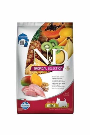 N&D Tropical Tavuklu Mini Irk Yetişkin Köpek Maması 5 Kg