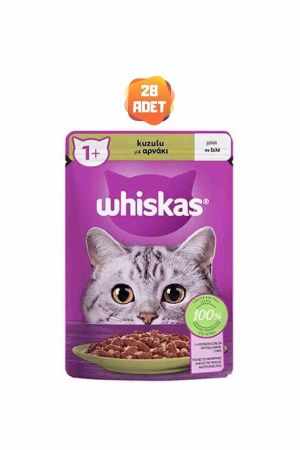 Whiskas Kuzulu Jöleli Kedi Konserve Maması 85 Gr x 28 Adet