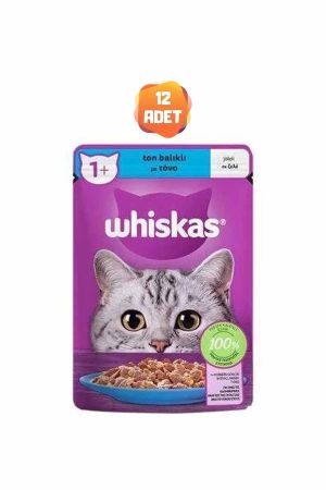 Whiskas Ton Balıklı Jöleli Kedi Konserve Maması 85 Gr x 12 Adet