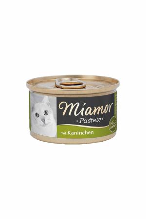 Miamor Pastete Tavşanlı Kedi Konserve Maması 85 Gr