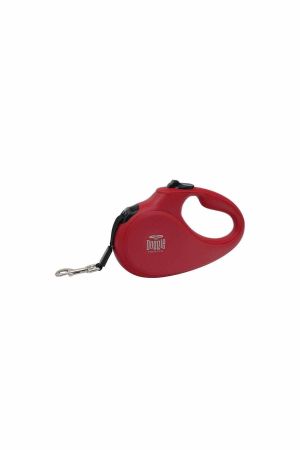 Doggie Otomatik Uzatma Tasması Master Seri Kırmızı 15 Kg / 5 Mt