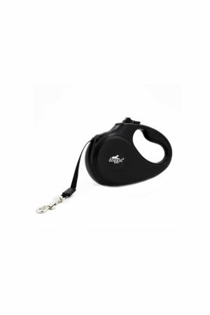 Doggie Otomatik Uzatma Tasması Master Seri Siyah 15 Kg / 5 MT