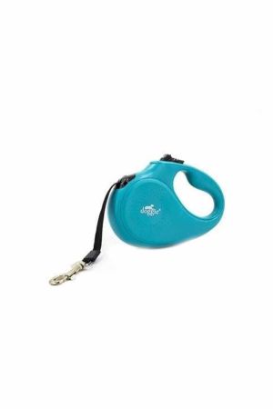 Doggie Otomatik Uzatma Tasması Master Seri Mavi 15 Kg / 5 Mt
