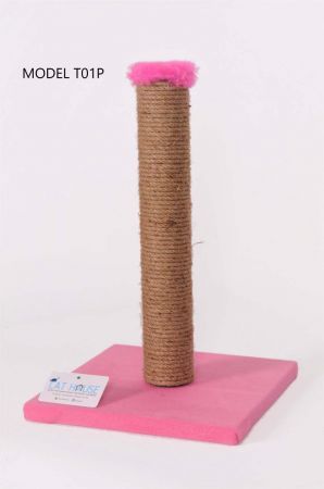 Cat Hause T01 Kedi Tırmalama Tahtası Pembe 42 Cm