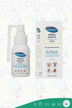 Crystalin Animal Health Drops 50 ml Göz Kulak ve Ağız Bakım Solüsyonu