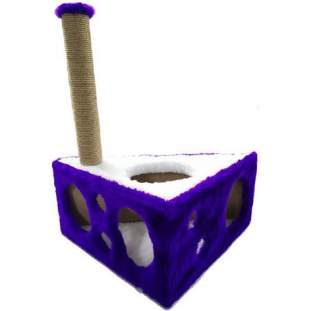 Cat Hause Y04 Peynir Kedi Tırmalama Mor 67 Cm
