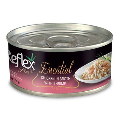 Reflex Plus Tavuk ve Karidesli Yetişkin Konserve Kedi Maması 70 Gr