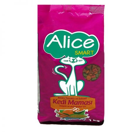 Alice Smart Tavuklu Sebzeli Yetişkin Kuru Kedi Maması 15 Kg