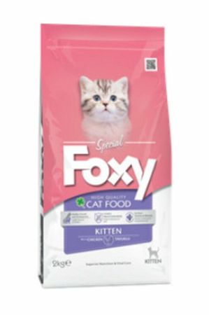 Foxy 37/20 Kitten Tavuk Etli 2 kg Yavru Kedi Maması