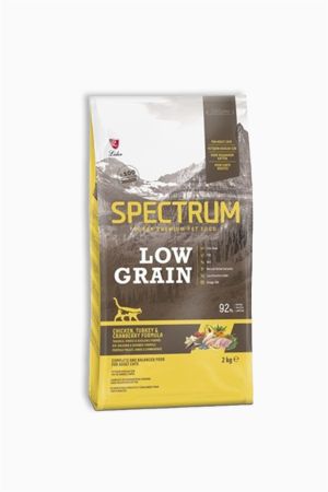 Spectrum Düşük Tahıllı Tavuk&Hindi Yetişkin Kedi Mama 2 Kg