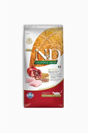 N&D Ancestral Grain Tavuklu ve Narlı Kısırlaştırılmış 10kg