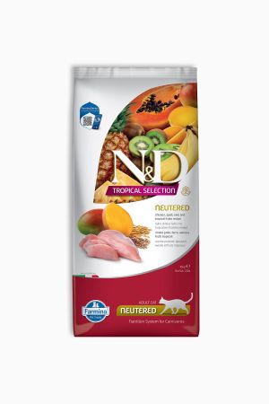 N&D Tropical Selection Tavuk Etli 10 kg Kısırlaştırılmış Yetişkin Kedi Maması