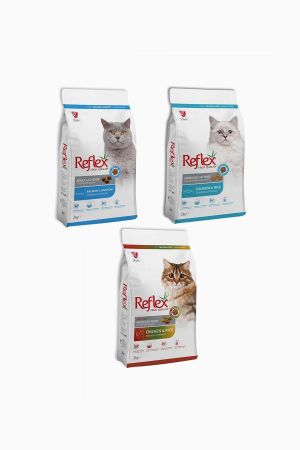 Reflex Somonlu Hamsili Tavuklu Yetişkin Kedi Maması 2kg x 3 Paket