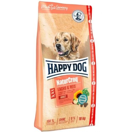 Happy Dog NaturCroq Somonlu Yetişkin Köpek Maması 18 KG