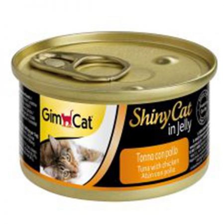 Gimcat Shinycat Tuna Balıklı Tavuklu Konserve Kedi Maması 70 Gr