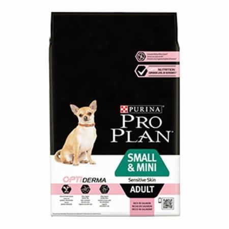 Pro Plan Small & Mini Adult Sensitive Skin Somonlu Küçük Irk Yetişkin Köpek Maması 3 Kg