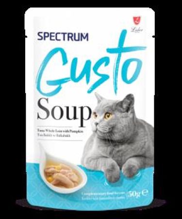 SPECTRUM GUSTO TON BALIKLI VE BALKABAKLI KEDİ ÇORBA 50 GR