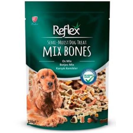 Reflex Karışık Kemikler Yarı Yumuşak Köpek Ödül Maması 150 Gr