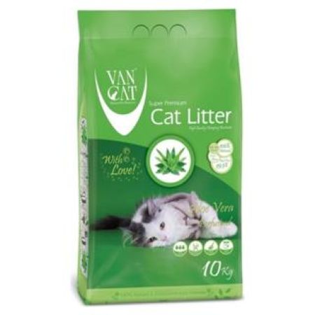 VanCat Aloe Vera Kokulu İnce Taneli Kedi Kumu 10 Kg