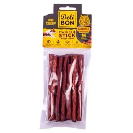 DELİBON DERİ BURGU ÇUBUK ORTA BOY 12Lİ PAKET BARBEKÜ KALINX12AD.