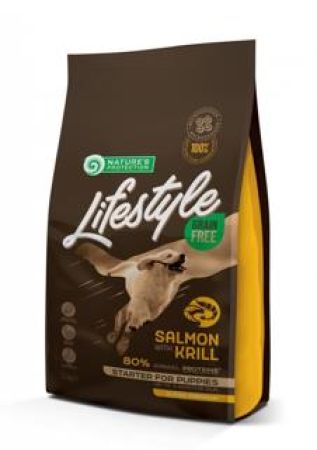 Natures Protection Lifestyle Tahılsız Somonlu Ve Karidesli Başlangıç Yavru Köpek Maması 1.5 Kg