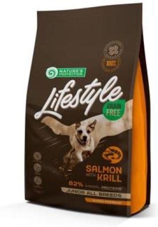 Nature's Protection Lifestyle Tahılsız Somonlu ve Karidesli Yavru Köpek Maması 1.5 Kg