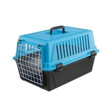 Ferplast Atlas 20 Küçük Köpek ve Kedi Taşıma Çantası 58 x 37 x 32 Cm Mavi-Siyah