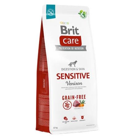 Brit Care Sensitive Digestion Skin Geyikli Tahılsız Yetişkin Köpek Maması 12 Kg