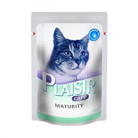 Plaisir Care Maturity Morina Balıklı Pouch Kedi Konservesi 85 Gr