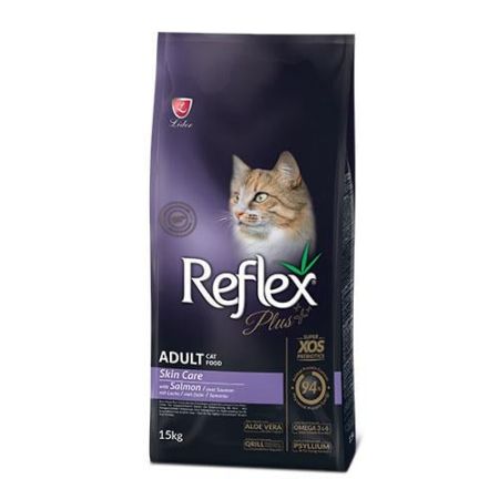 Reflex Plus Skin Care Somonlu Yetişkin Kedi Maması 15 Kg