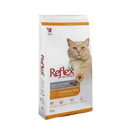 Reflex Tavuklu ve Pirinçli Yetişkin Kedi Maması 15 Kg RFL-201