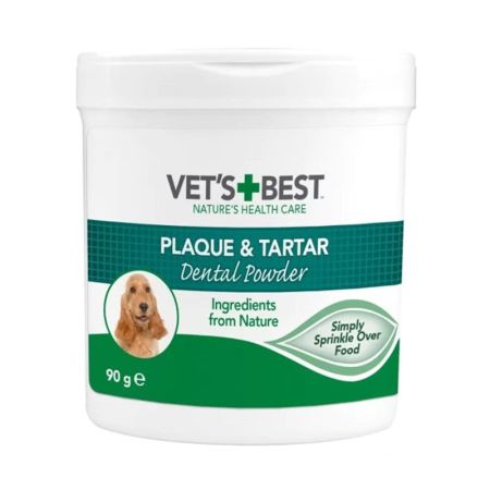 VET'S BEST Plaque Tartar Dental Powder Köpek Ağız Bakım Tozu 90 gr