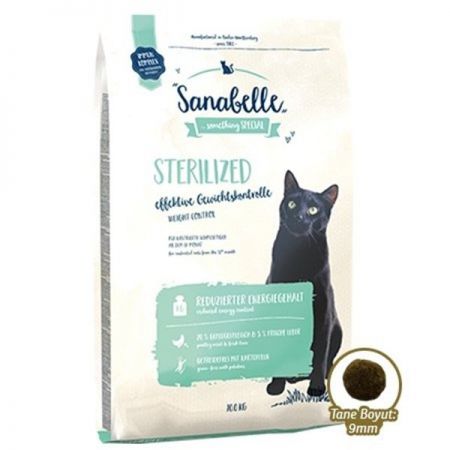 Sanabelle Sterilized Kısırlaştırılmış Tahılsız Kedi Maması 10 kg