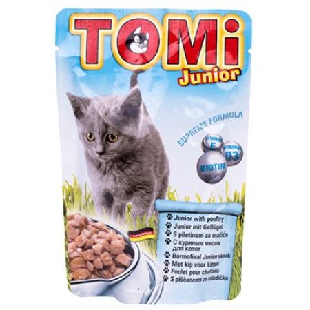 Tomi Kanatlı Etli Pouch Yavru Kedi Konservesi 100 Gr