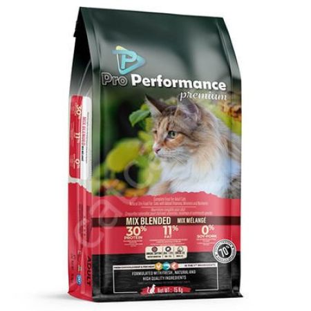 Pro Performance Premium Tavuk, Biftek ve Karidesli Yetişkin Kedi Maması 15kg