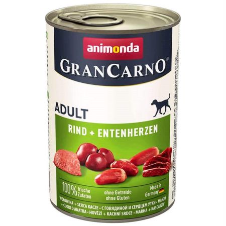 Animonda Gran Carno Hindili ve Ördekli Yetişkin Köpek Konservesi 400 Gr (6 Adet)