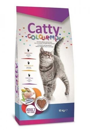 Catty Color Mix Renkli Yetişkin Kedi Maması 15 Kg
