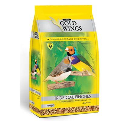 Gold Wings Tropical Finch Kuş Yemi 400 Gr