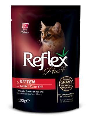 Reflex Plus Kuzu Etli Pouch Yavru Konserve Kedi Maması 100 Gr