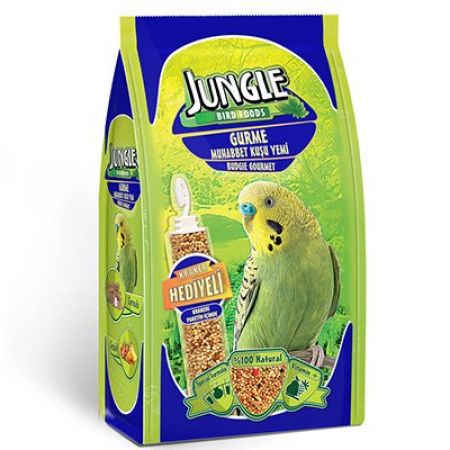 Jungle Gurme Muhabbet Kuşu Yemi 400 Gr Kraker Hediyeli