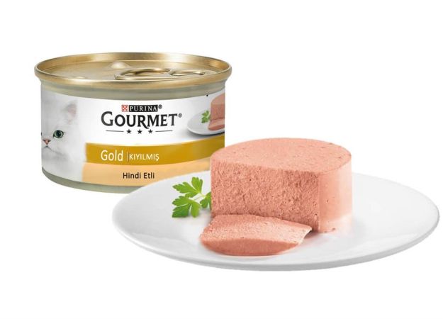 Purina Gourmet Gold Kıyılmış Hindi Etli Kedi Konservesi 85 gr