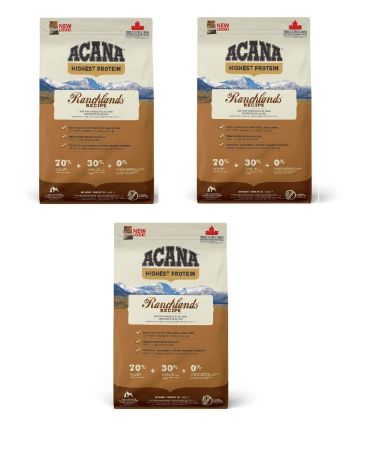 Acana Ranchlands Sığır Etli Tahılsız Yetişkin Köpek Maması 2 kg (3'lü paket)